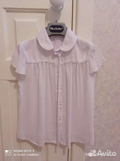 Белая рубашка для девочки