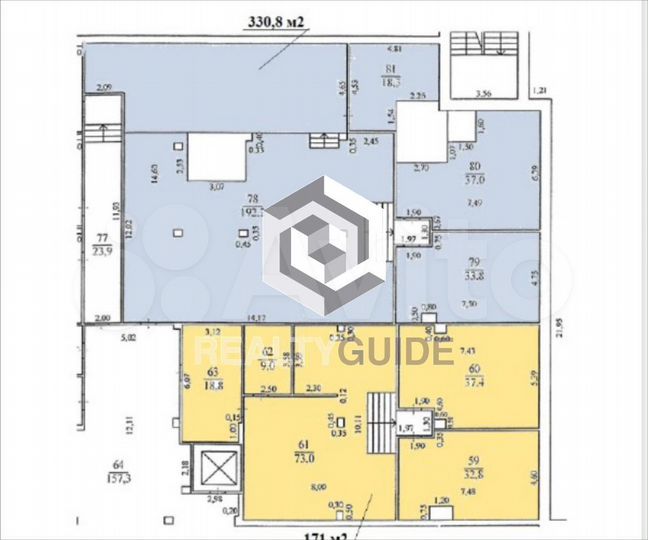 331 м2 Бизнес-центр 