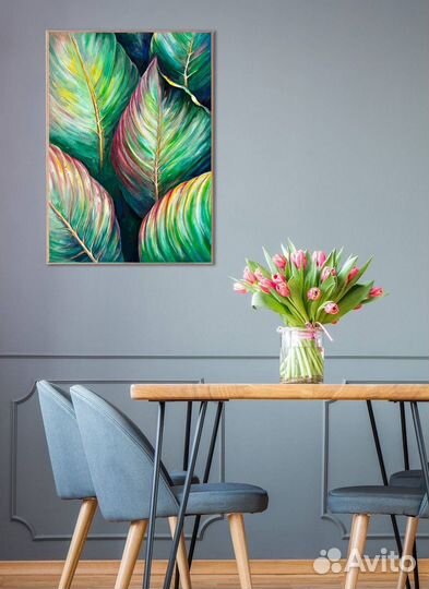 Интерьерная картина на холсте современная