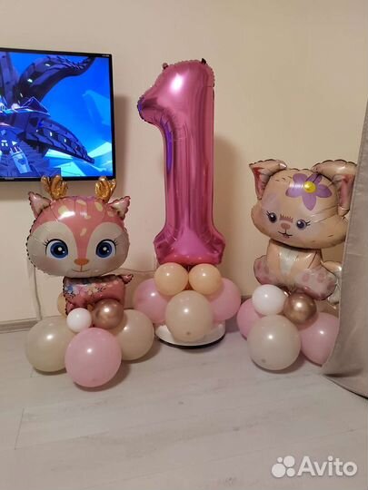 Шары фотозона для девочки