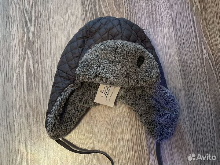 Шапка ушанка детская