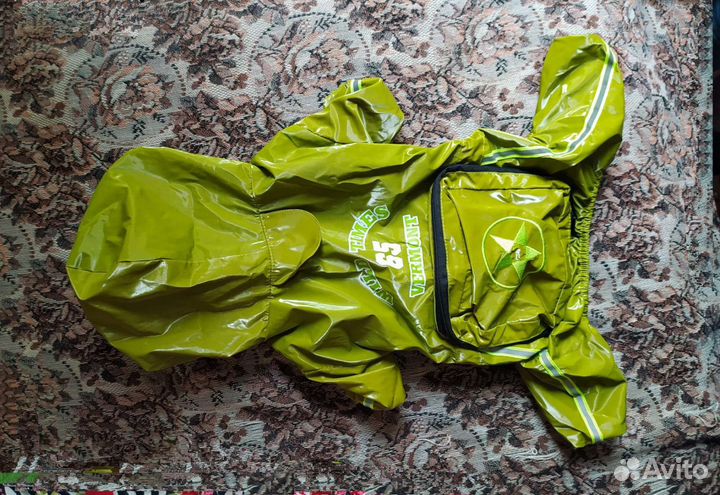 Комбинезон дождевик для маленькой собачки размерМ