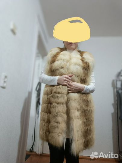 Жилетки меховые натуральные