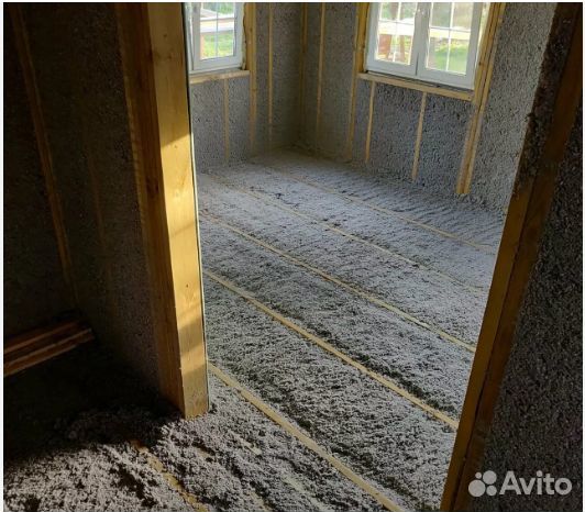 Бесшовная негорючая теплоизоляция