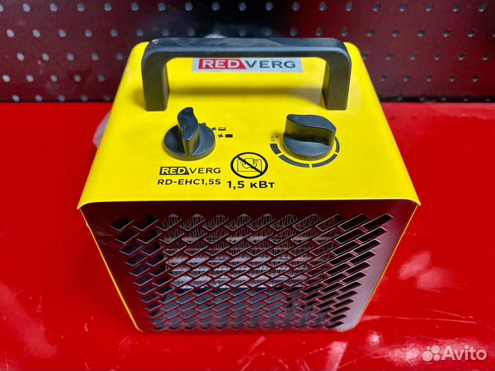 Воздухонагреватель 1.5 кВт redverg RD-EHC1,5S