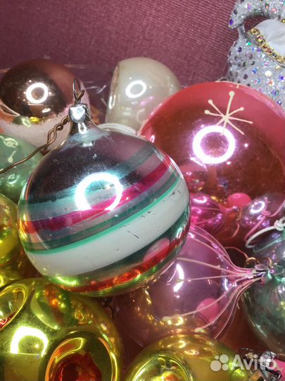 Елочные игрушки СССР советские