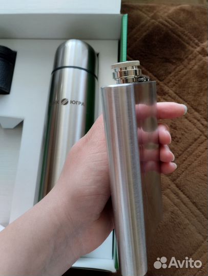 Термос с флягой