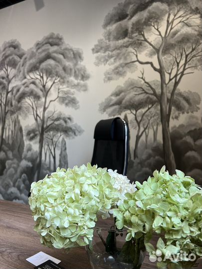 Роспись стен, визуальное оформление интерьера