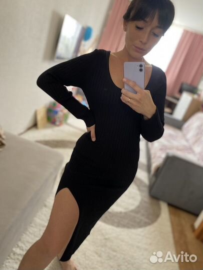 Платье трикотажное женское