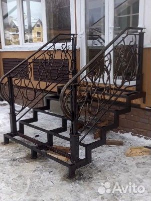 Лестницы на металлокаркасе