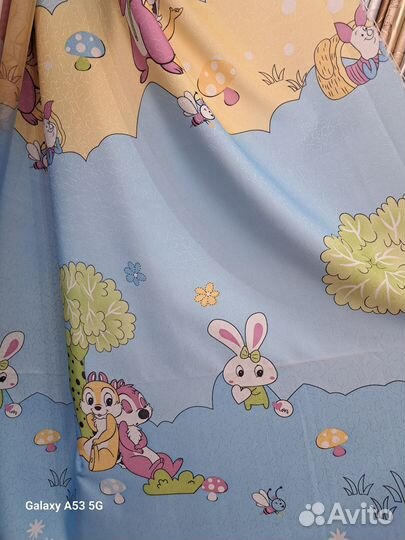 Ткань портьерная детская