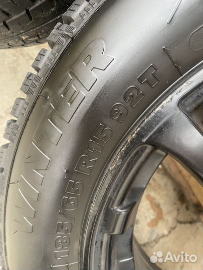 Колеса в сборе r15 зимние 5/100 polo