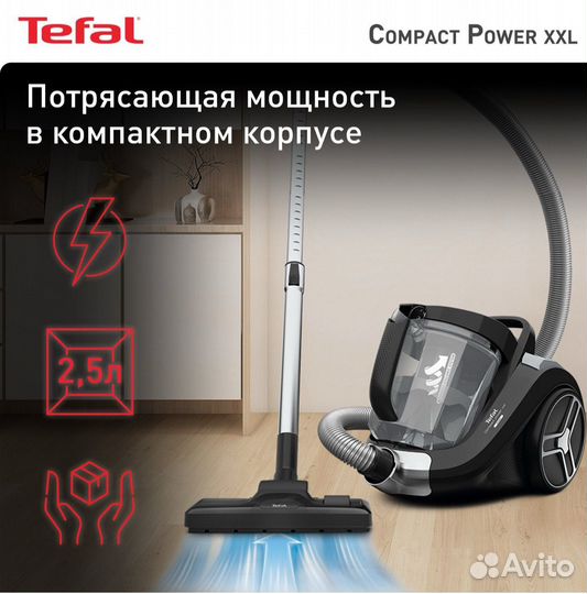 Пылесос Tefal Compact Power XXL Новый