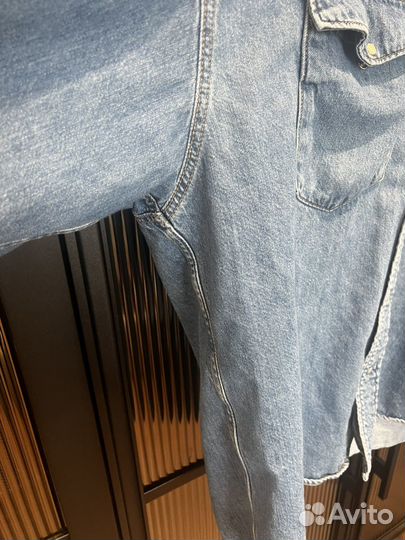 Джинсовая плотная рубашка Calvin Klein оригинал