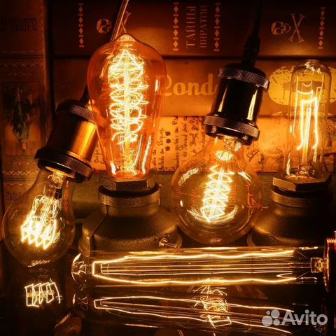 Лампа Эдисона, винтажная лампа