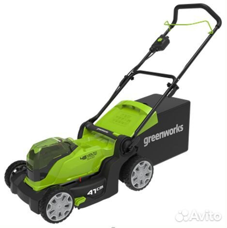 Газонокосилка аккумуляторная Greenworks G24X2LM41