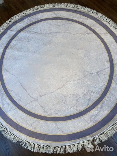 Круглый ковер безворсовый 180x180см
