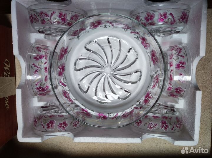 Набор стеклянной посуды 7 шт