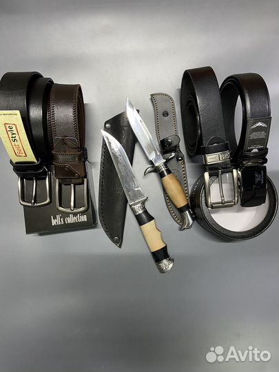 Кожаные ремни ножи