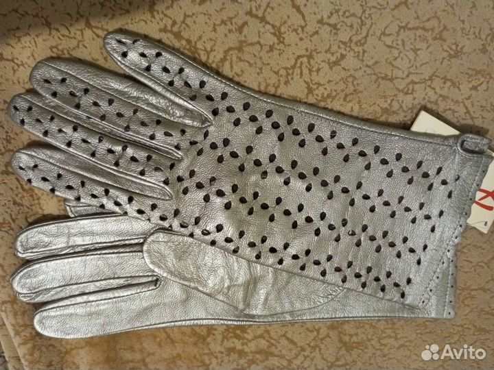 Новые женские перчатки натуральная кожа