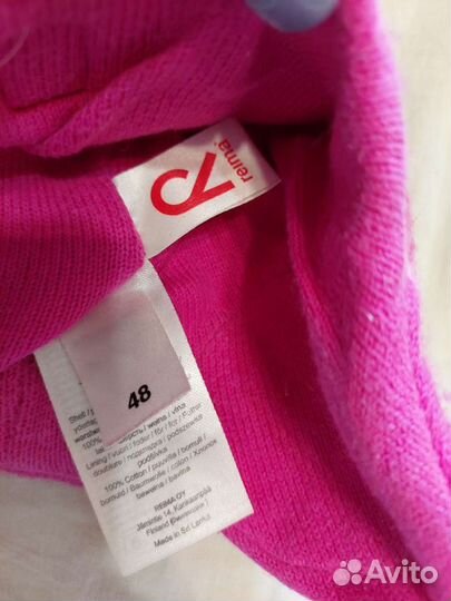 Шапка для девочки 3-6 мес reima