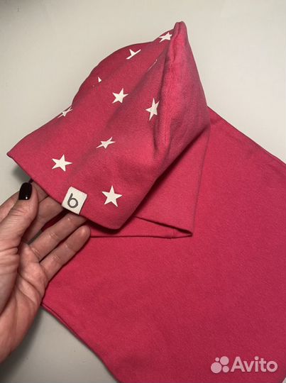 Комплект шапка и снуд для девочки