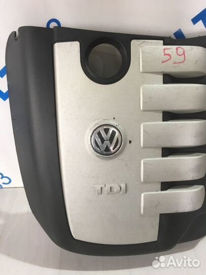 Накладка двигателя volkswagen touareg I рест. 2.5