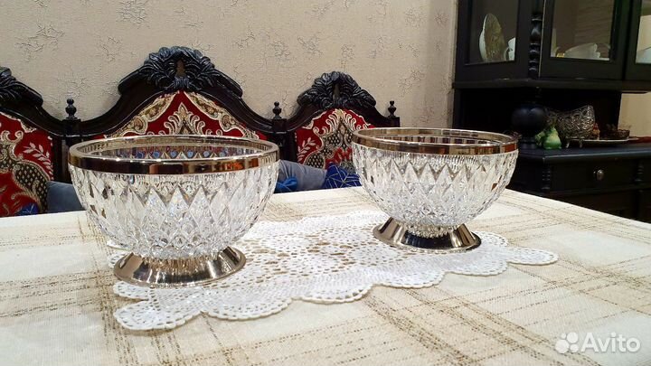 Ваза хрустальная