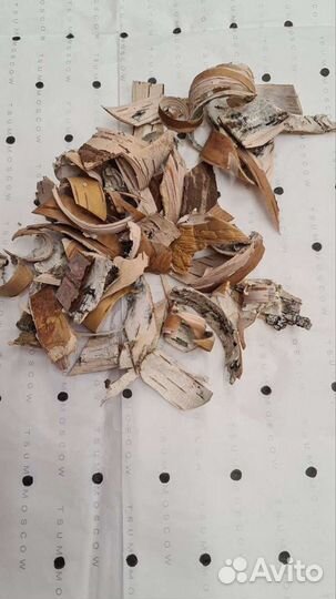 Щепки берёзовые для декора или мульчирования