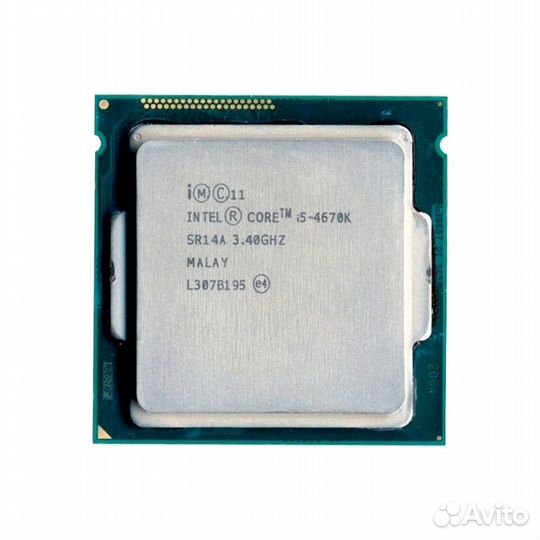 Сокет 1150 Intel Core i5-4670K SR14A, oem