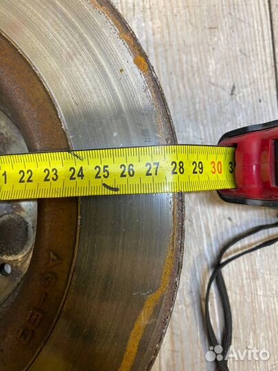 Диски тормозные задние Honda Accord 8