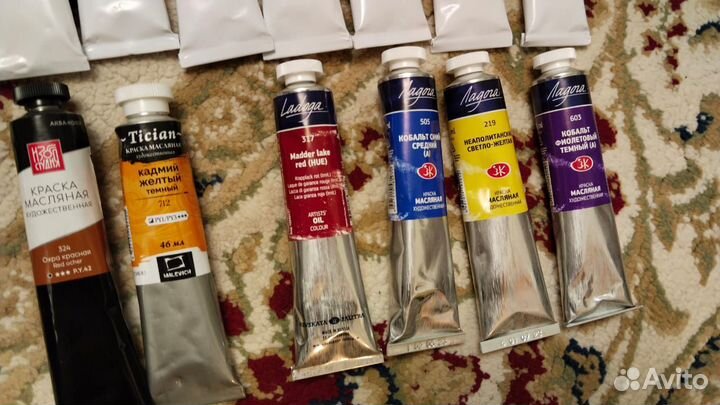 Масляные краски, белила