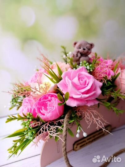 Букет из мыла