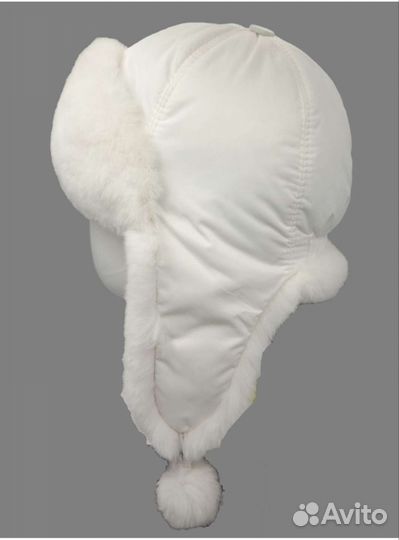 Шапка ушанка натуральный мех женская