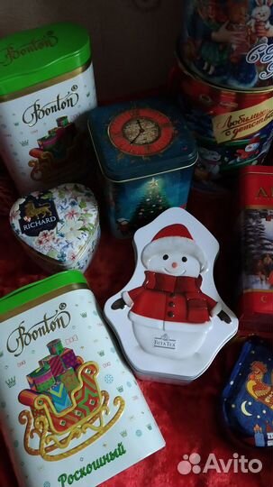 Банки для подарков металлические