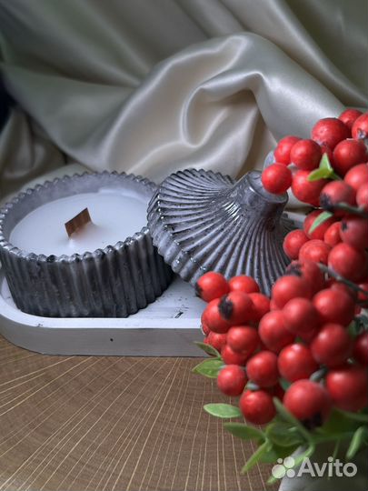 Ароматическая свеча ручной работы