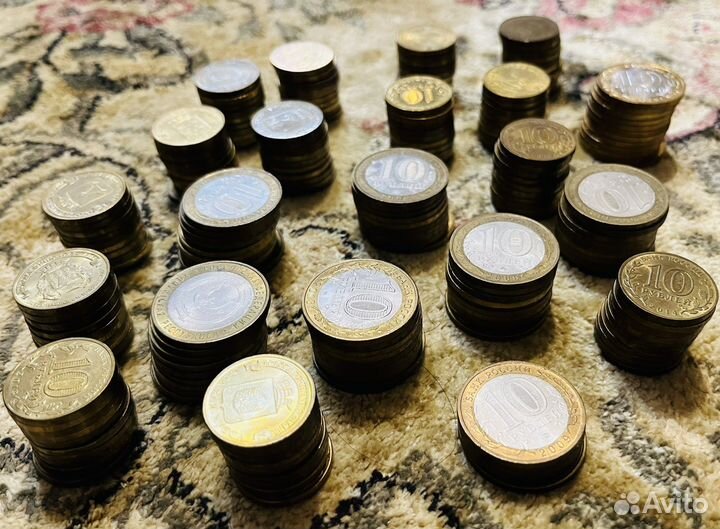 Юбилейные монеты 10 рублей коллекция