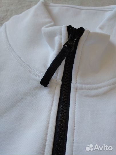 Зип худи stone island белое