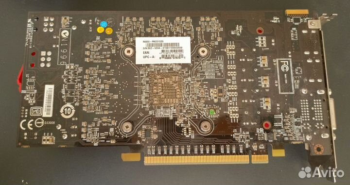 Видеокарта Нерабочая MSI ATI R6850-PM2D1GD5