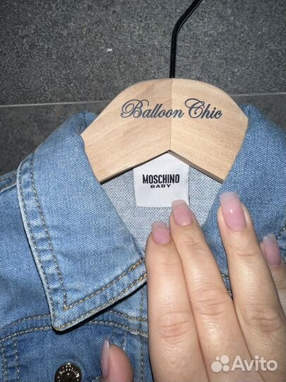 Джинсовый жилет Moschino