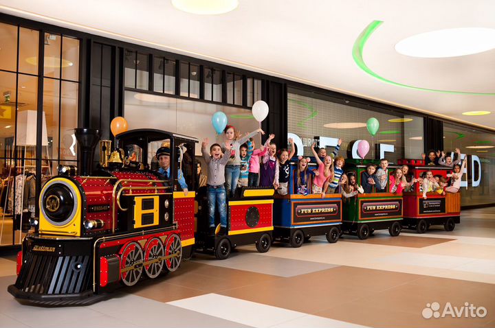 Аренда аттракциона на праздник паровозик Wattman