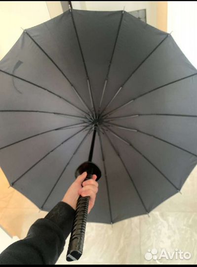 Мужской зонт трость / Меч Самурая