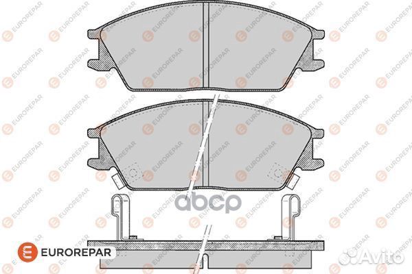 Колодки тормозные дисковые перед hyundai AC