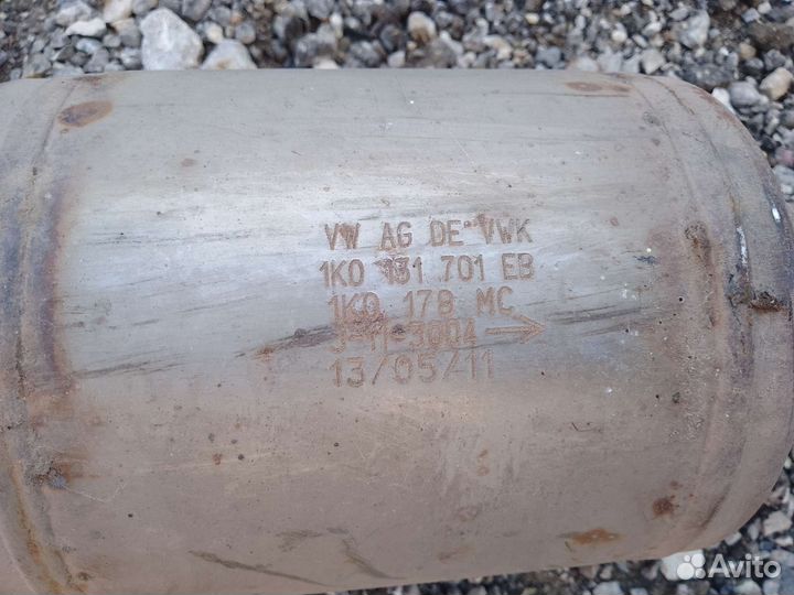 Труба приемная глушителя Volkswagen Golf 6