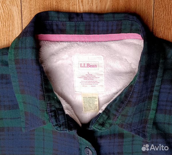 L.L.Bean Шерпа Овершот /Теплая Рубашка (USA)