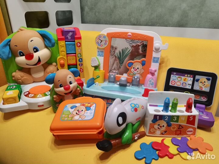 Развивающие игрушки Vtech, шкатулка Тролли и др