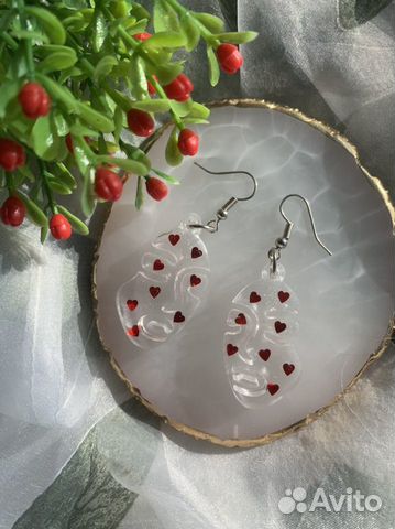 Сережки из эпоксидной смолы купить в Санкт-Петербурге | Личные вещи | Авито
