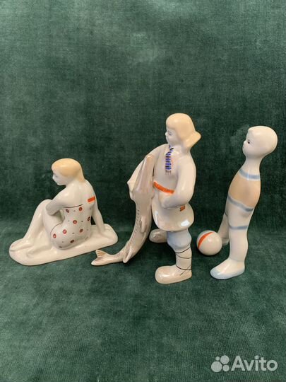 Фарфоровые статуэтки Сысерть времен СССР