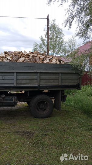 Дрова колотые, пеньками