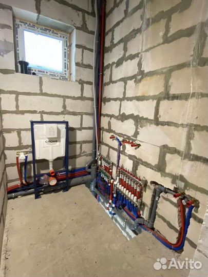 Установка тёплых водяных полов, монтаж отопления